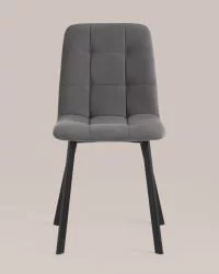 Стул Oliver Square велюр Темно-серый